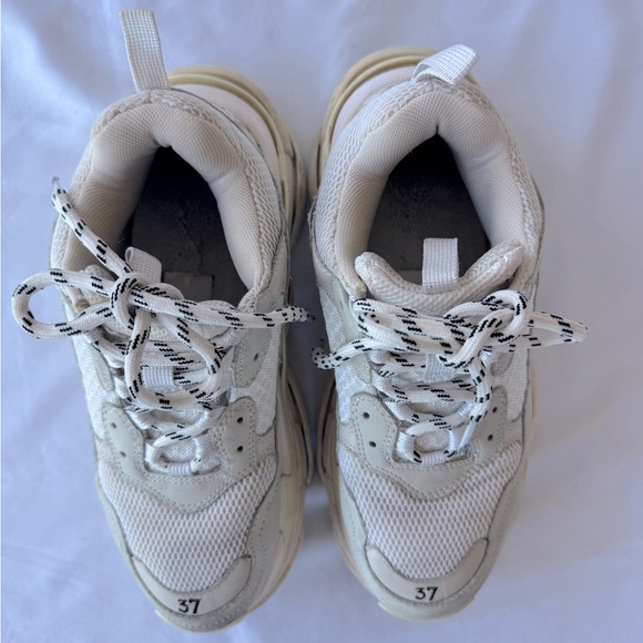 Sneakers White Chunky Women’s Triple S Size 37 - Picture 6 of 13